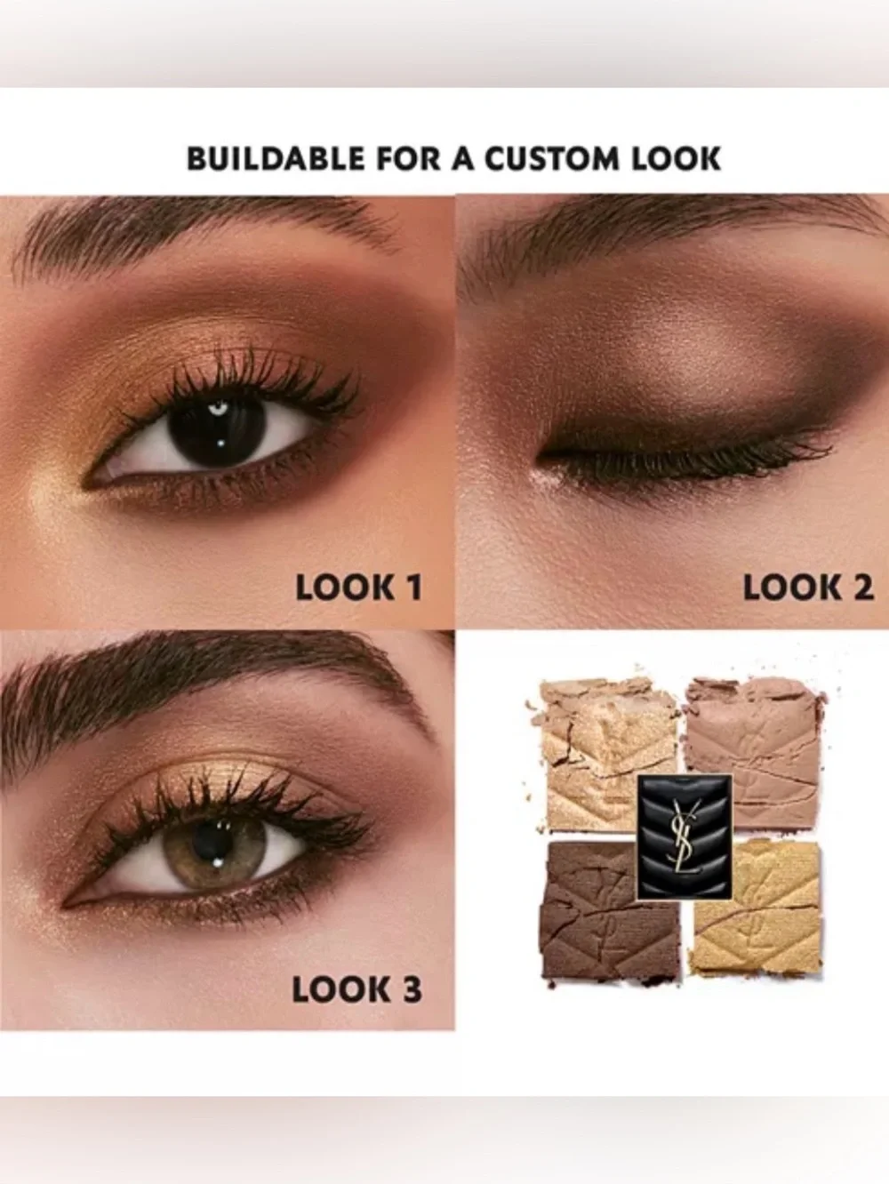 $69 Yves Saint Laurent Couture Mini Eyeshadow Clutch | Shade 800 over dore